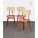 Suite de 3 chaises produites par Ton, 1960 - Design d'Europe de l'Est