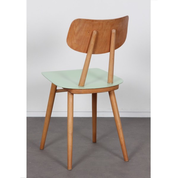 Paire de chaises vintage en bois pour le fabricant Ton, 1960 - Design d'Europe de l'Est