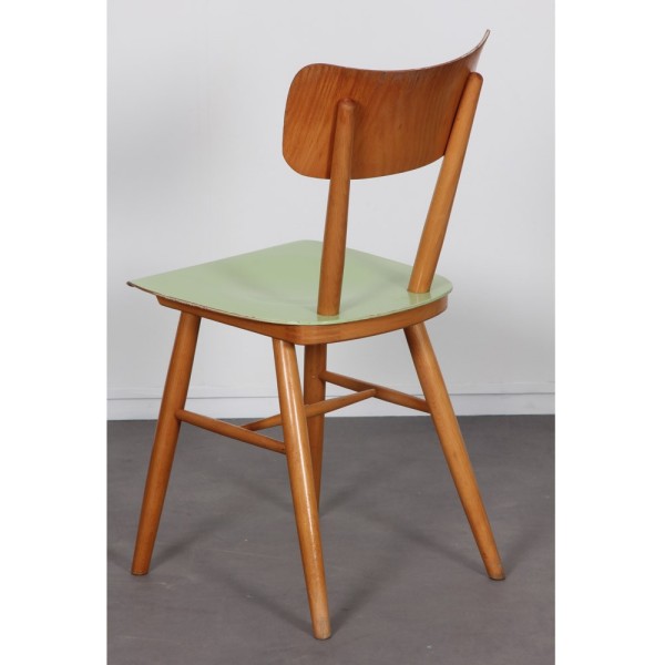 Paire de chaises vintage en bois pour le fabricant Ton, 1960 - Design d'Europe de l'Est