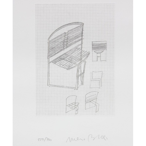 Botta 91 chair by Mario Botta for Alias, 1991 - 