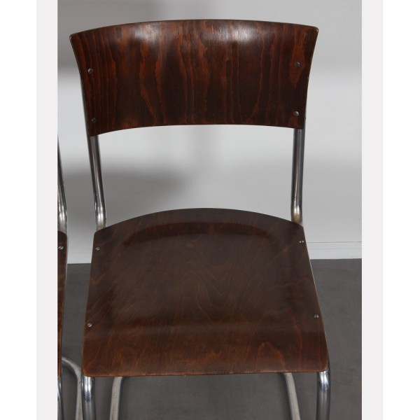 Paire de chaises vintage par Mart Stam pour Kovona, 1940 - 