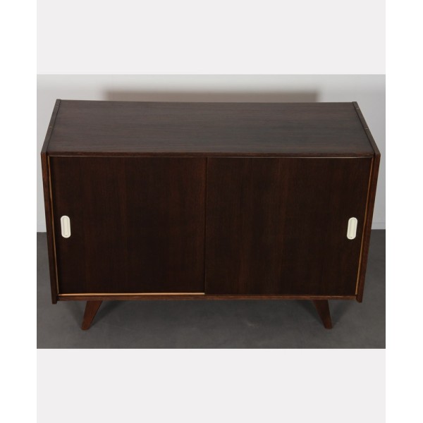 Dark oak chest designed by Jiri Jiroutek, model U-452, 1960s - Eastern Europe design