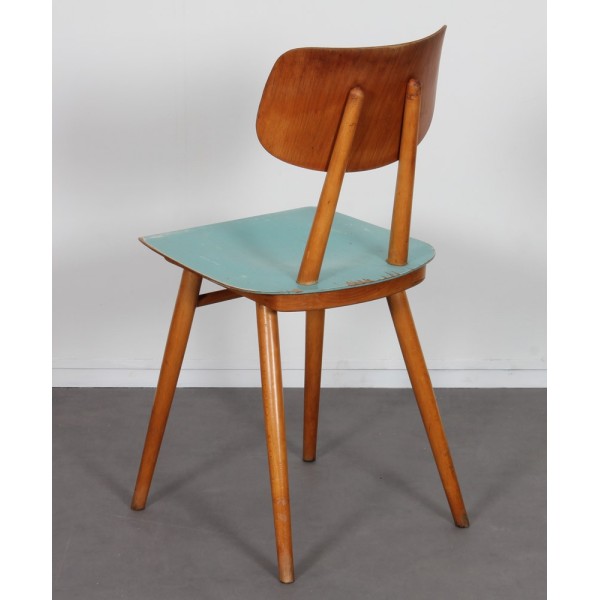 Suite de 4 chaises vintage éditées par Ton, 1960 - Design d'Europe de l'Est