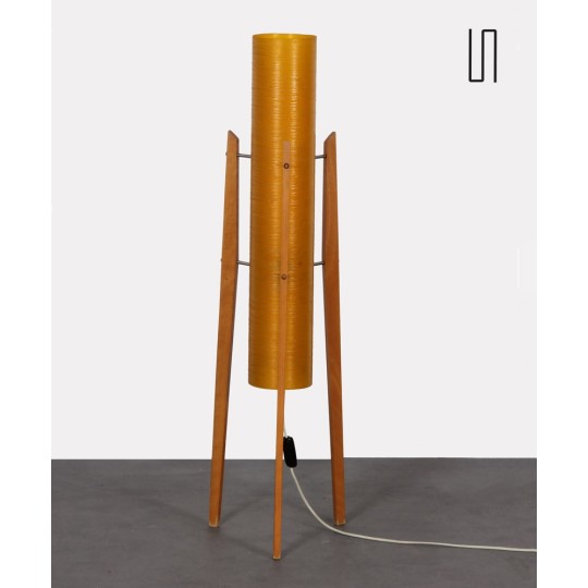 Fiberglass floor lamp produced by Novoplast, 1970s - Eastern Europe design