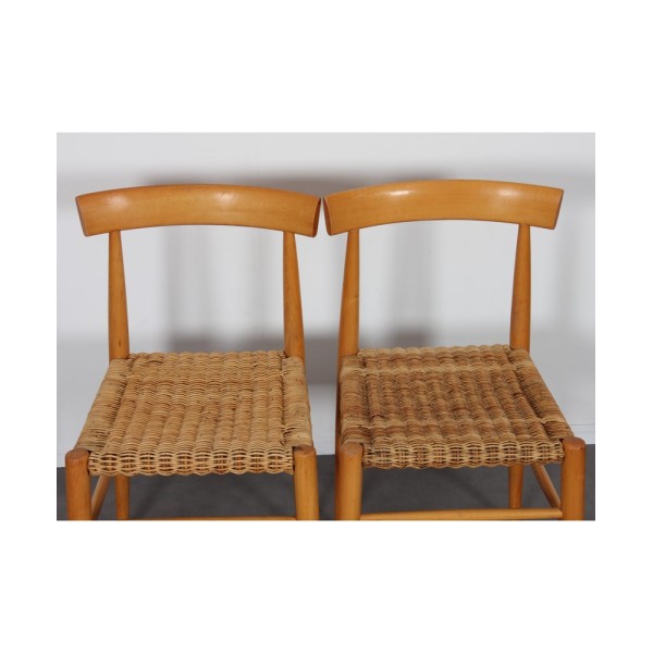 Suite de 4 chaises vintage en bois éditées par Krasna Jizba, 1960 - Design d'Europe de l'Est