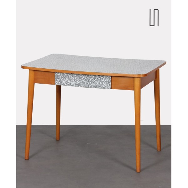Table haute vintage, fabrication tchèque, 1960 - Design d'Europe de l'Est