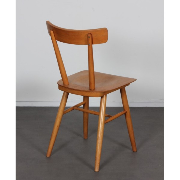 Suite de 3 chaises vintage éditée par Ton, 1960 - Design d'Europe de l'Est