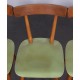 Suite of 4 green chairs edited by Ton, circa 1960 - Eastern Europe design