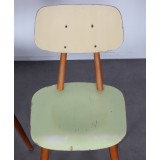 Suite of 3 chairs produced by Ton in the 1960s