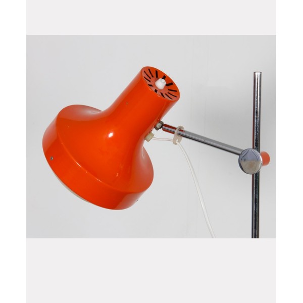 Lampadaire orange en métal édité par Napako vers 1970 - Design d'Europe de l'Est