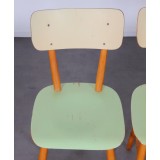 Set of three vintage Czech chairs, 1960s