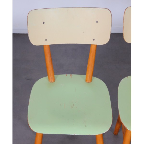 Set of three vintage Czech chairs, 1960s - Eastern Europe design