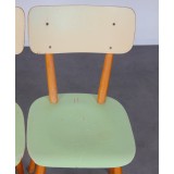 Set of three vintage Czech chairs, 1960s