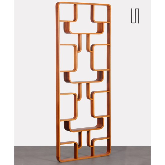 Czech mahogany room divider by Ludvik Volak, 1960s