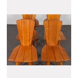 Suite of 6 chairs by Franciszek Aplewicz for LAD, 1960s
