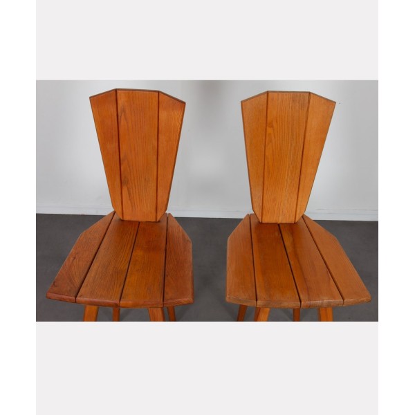 Suite of 6 chairs by Franciszek Aplewicz for LAD, 1960s - Eastern Europe design