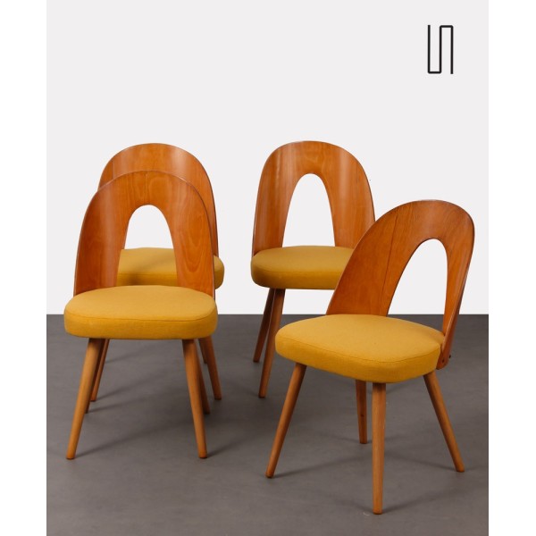 Ensemble de 4 chaises vintage par Antonin Suman, 1960 - Design d'Europe de l'Est