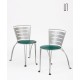 Jardin de la Fontaine pair of chairs by Jean-Michel Wilmotte for Tebong, 1987 - 