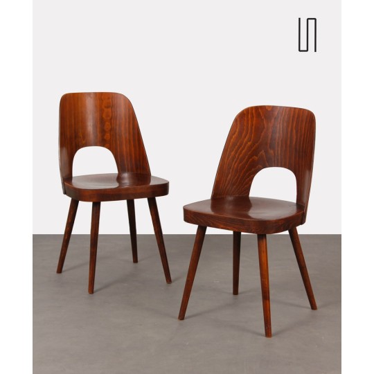 Pair of chairs by Oswald Haerdtl for Ton, 1960s - Eastern Europe design