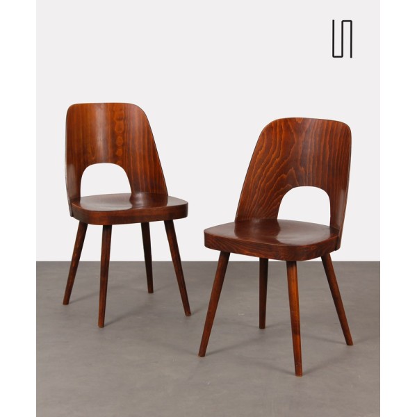 Pair of chairs by Oswald Haerdtl for Ton, 1960s - Eastern Europe design