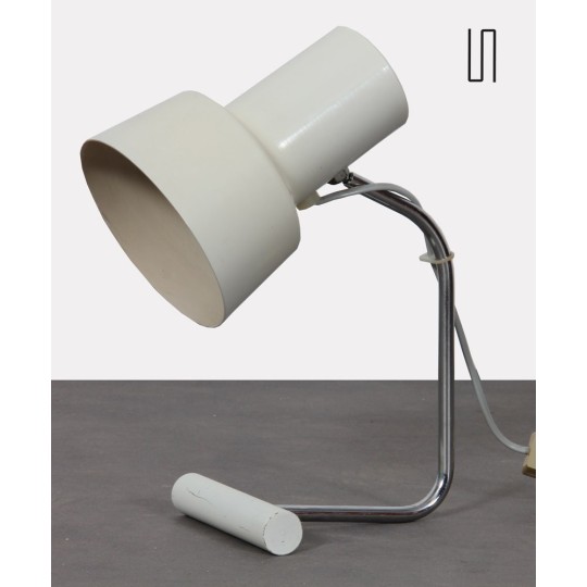 White metal lamp by Josef Hurka for Napako, 1970s - Eastern Europe design