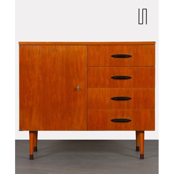 Small vintage wooden chest of drawers by UP Zavody circa 1960 - Eastern Europe design