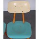 Paire de chaises vintage bleues éditées par Ton, 1960 - Design d'Europe de l'Est