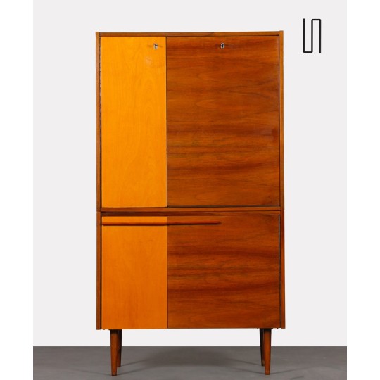 Vintage wood storage unit by UP Zavody, 1960s - Eastern Europe design