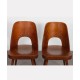 Suite of 4 wooden chairs by Oswald Haerdtl for Ton, 1960s - Eastern Europe design