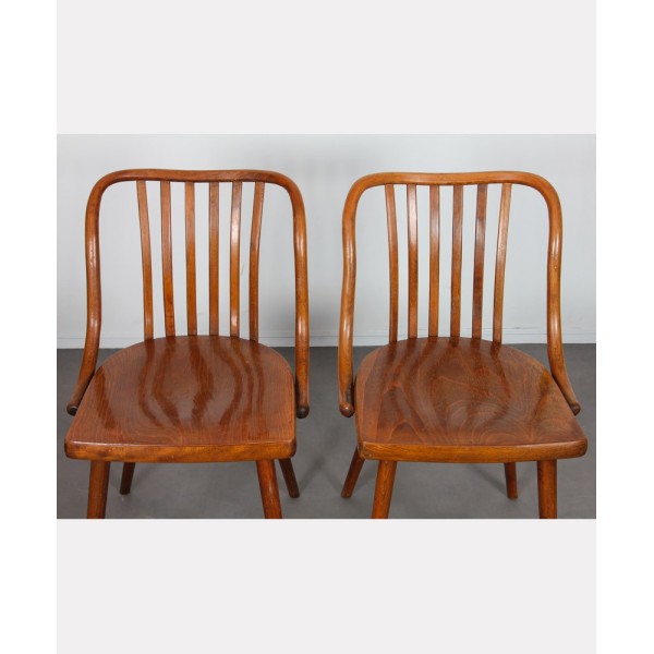 Ensemble de 4 chaises vintage par Antonin Suman pour Ton, 1960 - Design d'Europe de l'Est