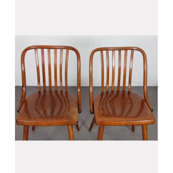 Set of 4 vintage chairs by Antonin Suman for Ton, 1960s - Eastern Europe design