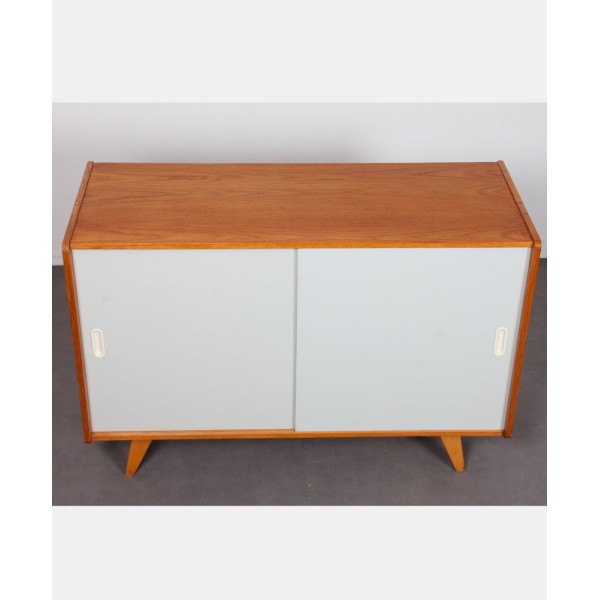 Vintage oak chest by Jiri Jiroutek, model U-452, 1960s - Eastern Europe design