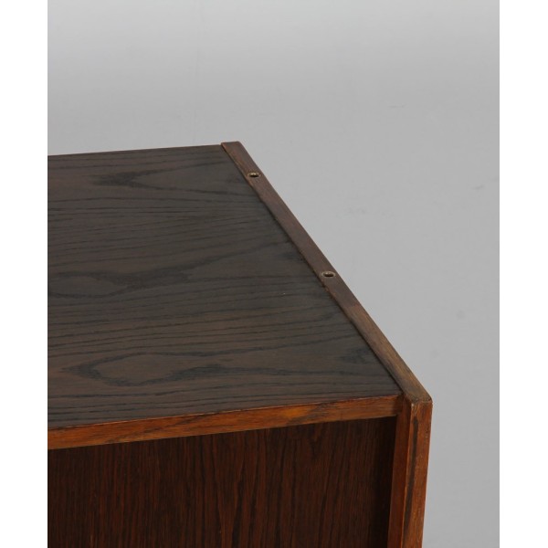 Dark oak chest designed by Jiri Jiroutek, model U-452, 1960s - Eastern Europe design