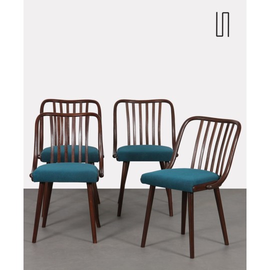 Set of 4 chairs by Antonin Suman for Jitona, 1960s - Eastern Europe design