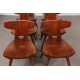 Set of 6 chairs by Jacob Kielland-Brandt for I. Christiansen, 1960s - Scandinavian design