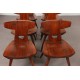 Suite de 6 chaises par Jacob Kielland-Brandt pour I. Christiansen, 1960 - Design Scandinave