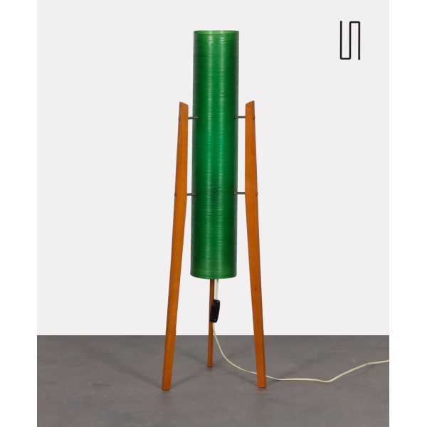 Fiberglass floor lamp produced by Novoplast, 1970s - Eastern Europe design