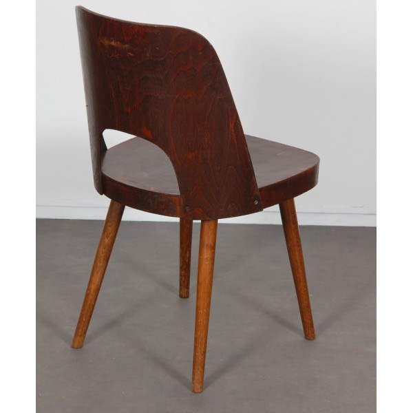 Suite of 4 wooden chairs by Oswald Haerdtl for Ton, 1960s - Eastern Europe design