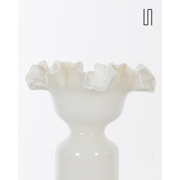 Vase polonais en verre par Ludwik Fiedorowicz - Design d'Europe de l'Est