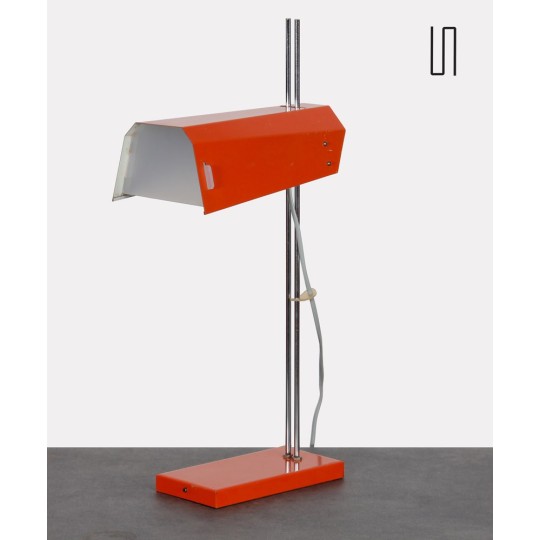 Lampe vintage en métal dessinée par Josef Hurka, 1970 - Design d'Europe de l'Est