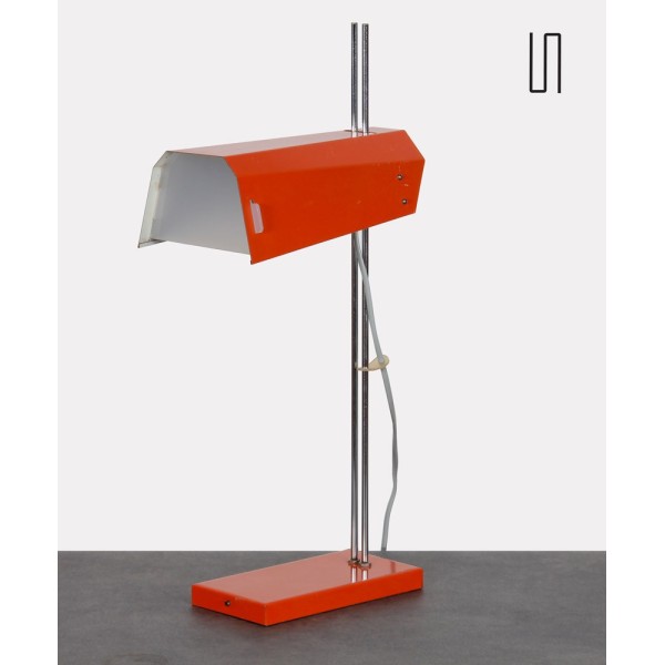 Lampe vintage en métal dessinée par Josef Hurka, 1970 - Design d'Europe de l'Est