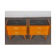 Paire de tables de nuit vintage en bois, 1970 - 