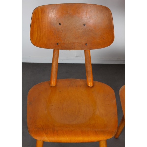Chaise en bois produites par Ton, 1960 - Design d'Europe de l'Est