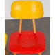 Paire de chaises vintage colorées, 1960 - Design d'Europe de l'Est