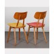Paire de chaises vintage colorées, 1960 - Design d'Europe de l'Est