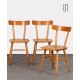 Set of 3 vintage chairs edited by Ton, 1960s - Eastern Europe design