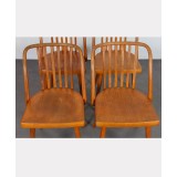 Set of 4 vintage chairs by Antonin Suman for Ton, 1960s