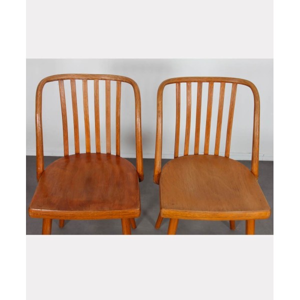 Set of 4 vintage chairs by Antonin Suman for Ton, 1960s - Eastern Europe design