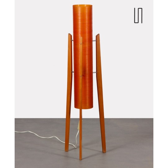 Fiberglass floor lamp produced by Novoplast, 1970s - Eastern Europe design