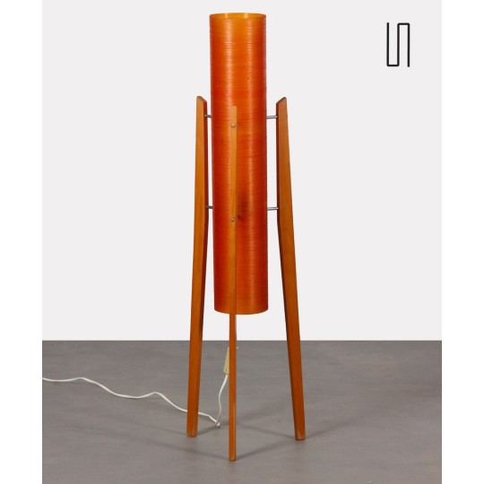 Fiberglass floor lamp produced by Novoplast, 1970s - Eastern Europe design